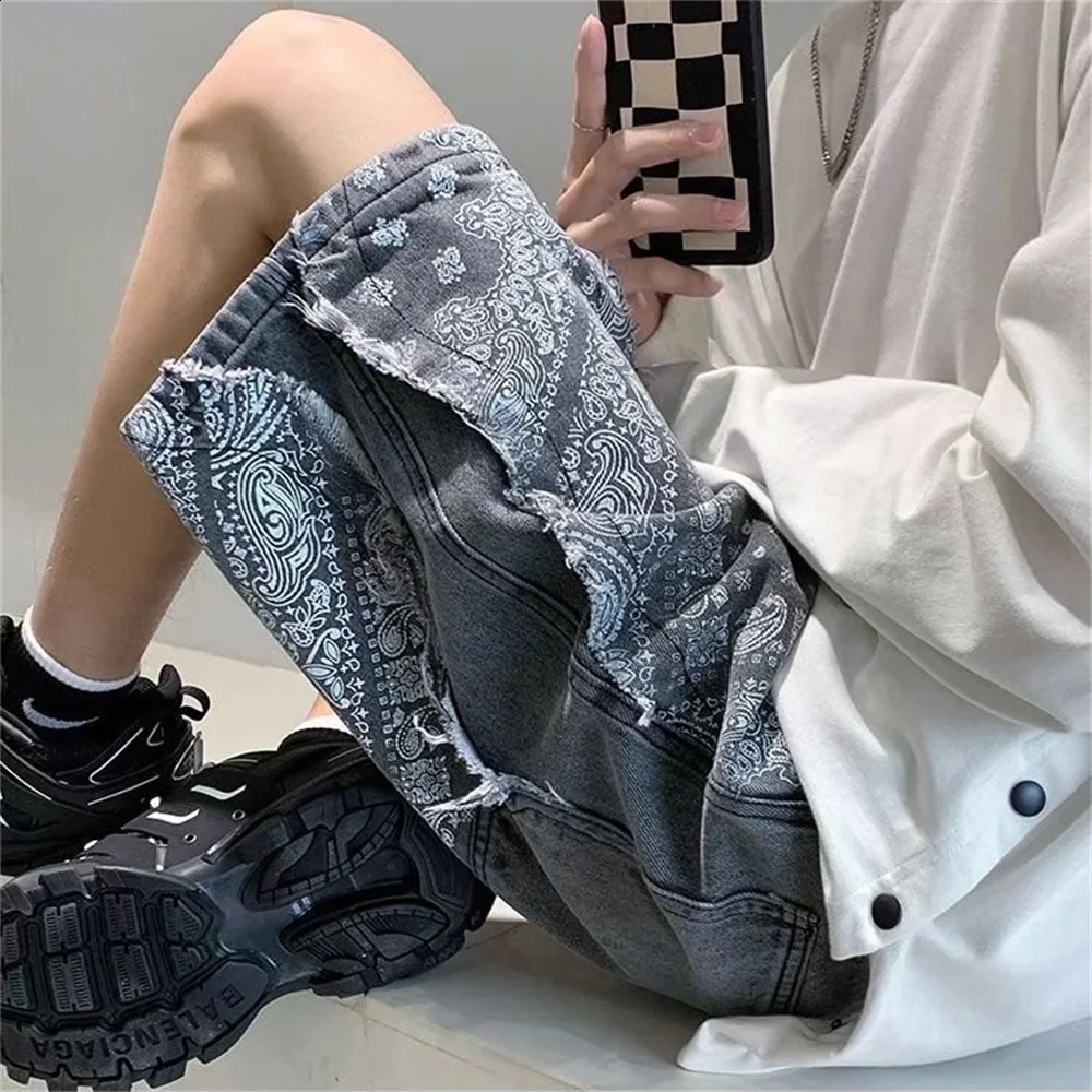 Denim Shorts Men Summer Jeans Shorts Cargo Shorts Fashion Streetwear Short Pants Male pantalones hombre y2k streetwear clothing 240921