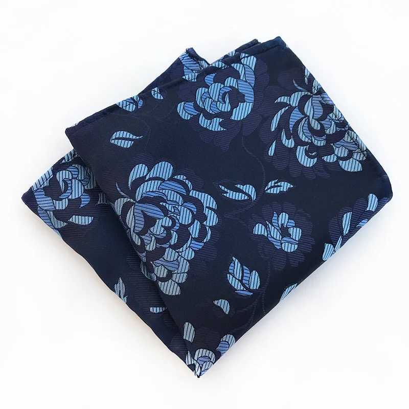 2018 25cm*25cm Flower Pocket Square for Man Silk Paisley Jacquard Weave Handkerchief Suit Pocket Square Wedding Hanky for MenX240921