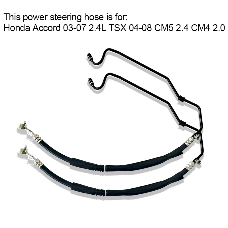 Power Steering Pressure Hose Assembly For Honda Accord 03-07 2.4L TSX 04-08 CM5 2.4 CM4 2.0 53713-SDA-A02