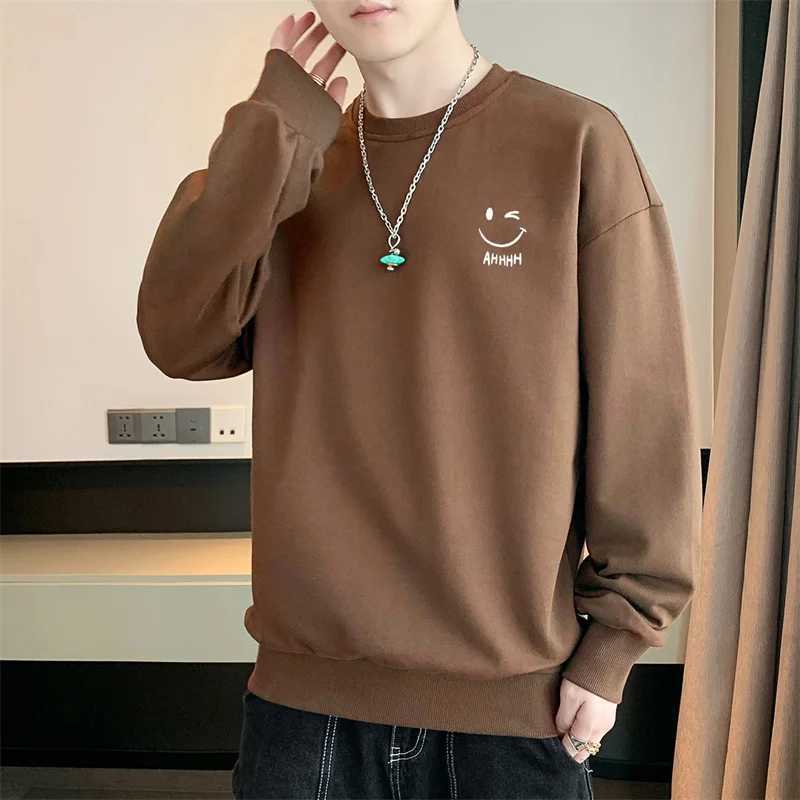 New autumn and winter long sleeved mens sweater underwear mens round neck zipper sweater W240921