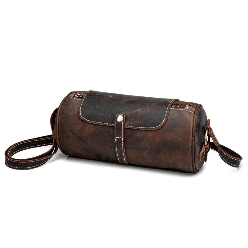 New Men Women Leather Shoulder Bag Real Cowhide Crossbody S Designer Ladies Vintage