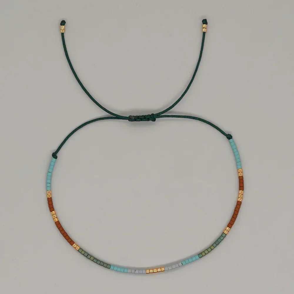 Boho Chic Seed Beads Bracelets Women Fashion Colorful Friendship Adjustable Bohemian Choker Jewelry Charms Party Gift FashionX240921