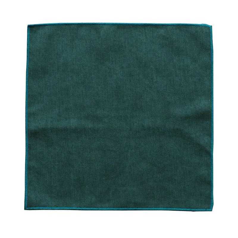 Men Solid Color Pocket Square Cotton White Handkerchief Casual Pocket Towel Neckwear Shirt Suit Accessories Wedding Party HankyX240921