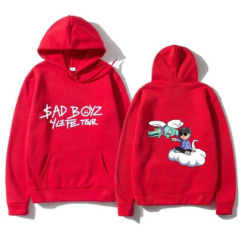 Mens fashion player corridor Tumbados hoodie Sadboyz long sleeved sweatshirt mens cool casual Harajuku streetwear Pullover W240921