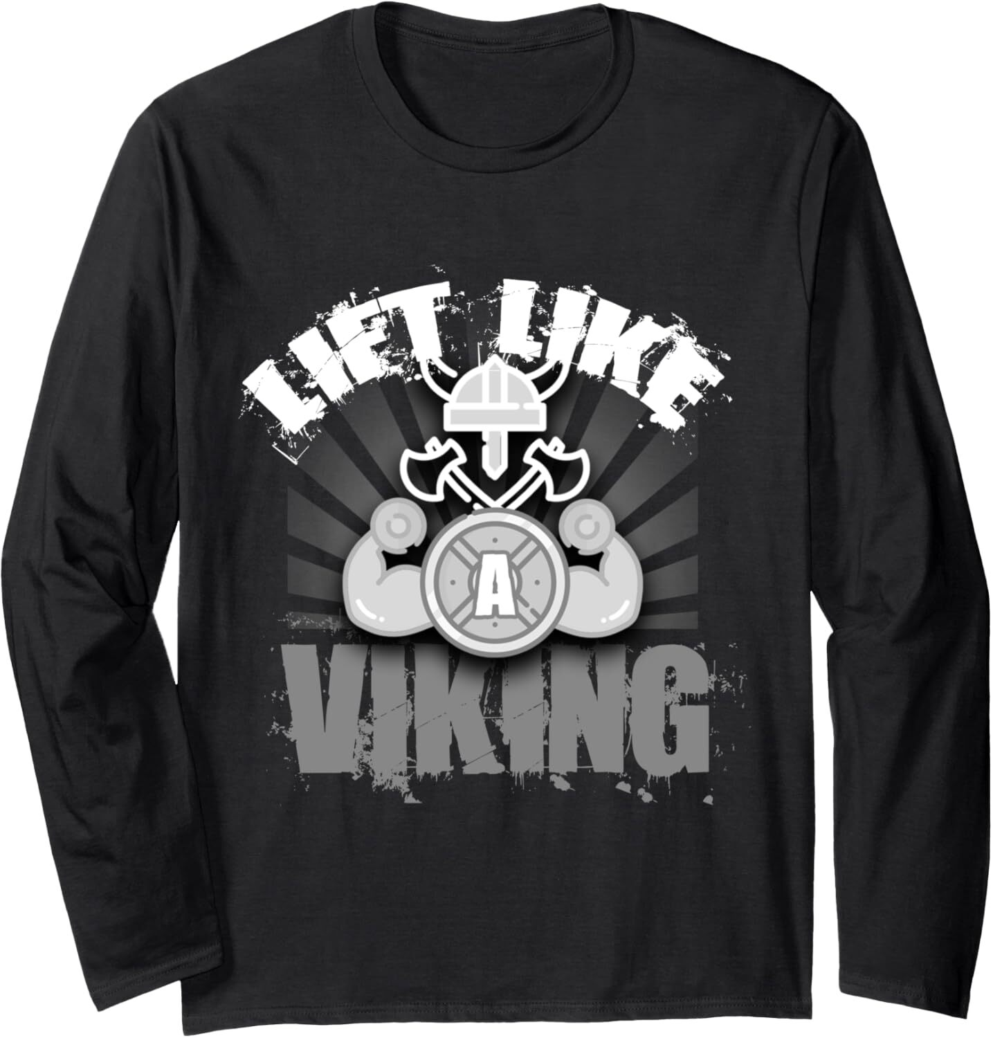 Long Sleeve Shirts for Men sweatshirt Lift Like A Viking Funny Training Fitness Gym Gift Long Sleeve Tee Streetwear Casual tops clothes