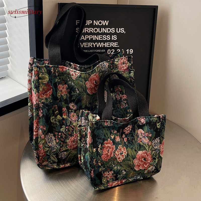 Large capacity ethnic style handbag 2024 new trendy and fashionable commuting for women ins single shoulder tote bag #8 Swissmilitary