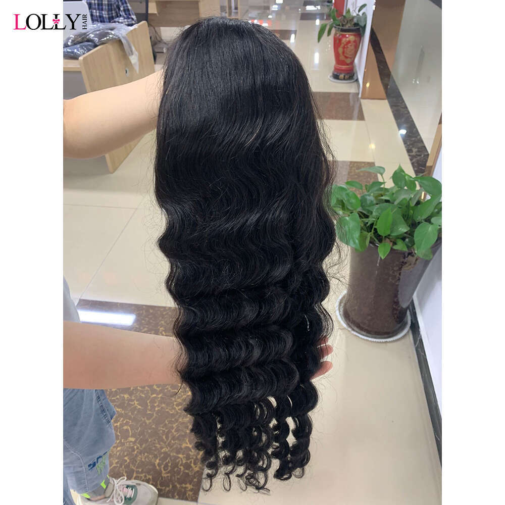Glueless 30in Loose 13x4 5x5 Lace Front Human Hair Wigs Deep Wave Frontal Wig