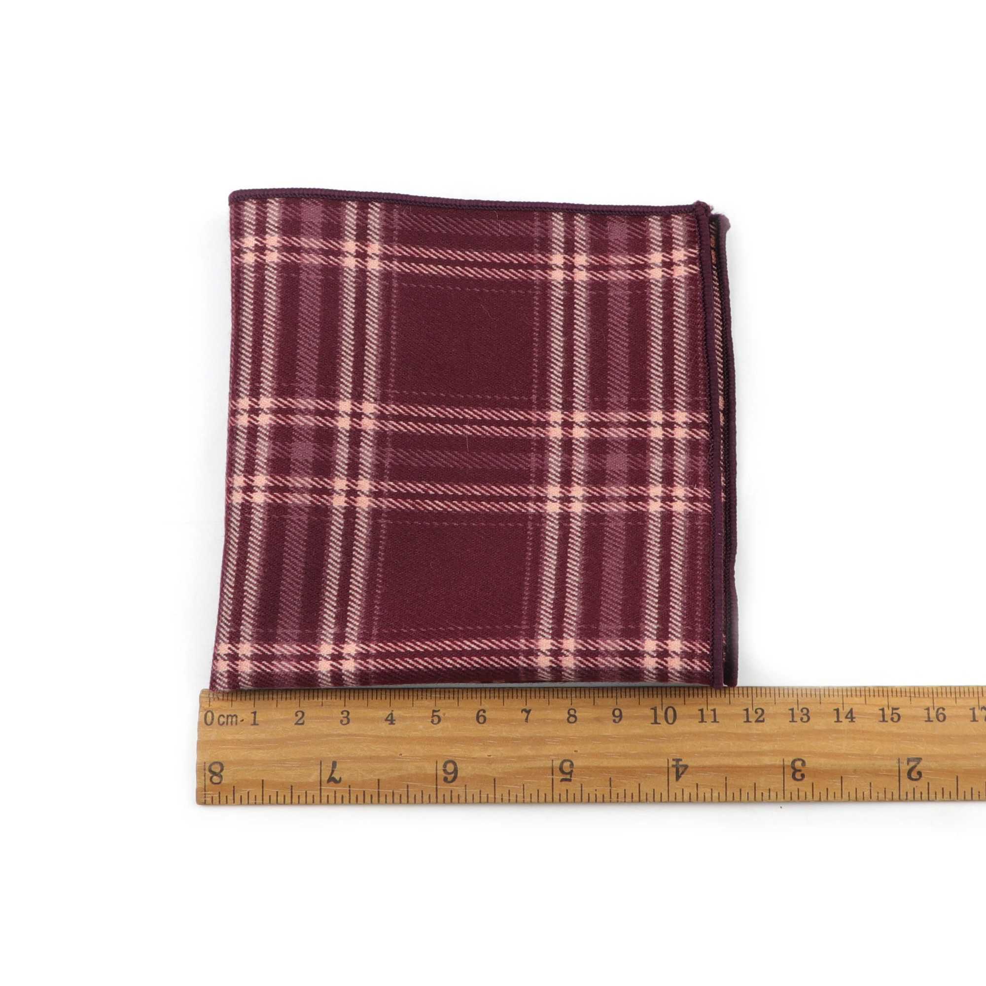 Striped Handkerchief Scarves Vintage Cotton Hankies Mens Pocket Square Handkerchiefs 23*23cm LengthX240921