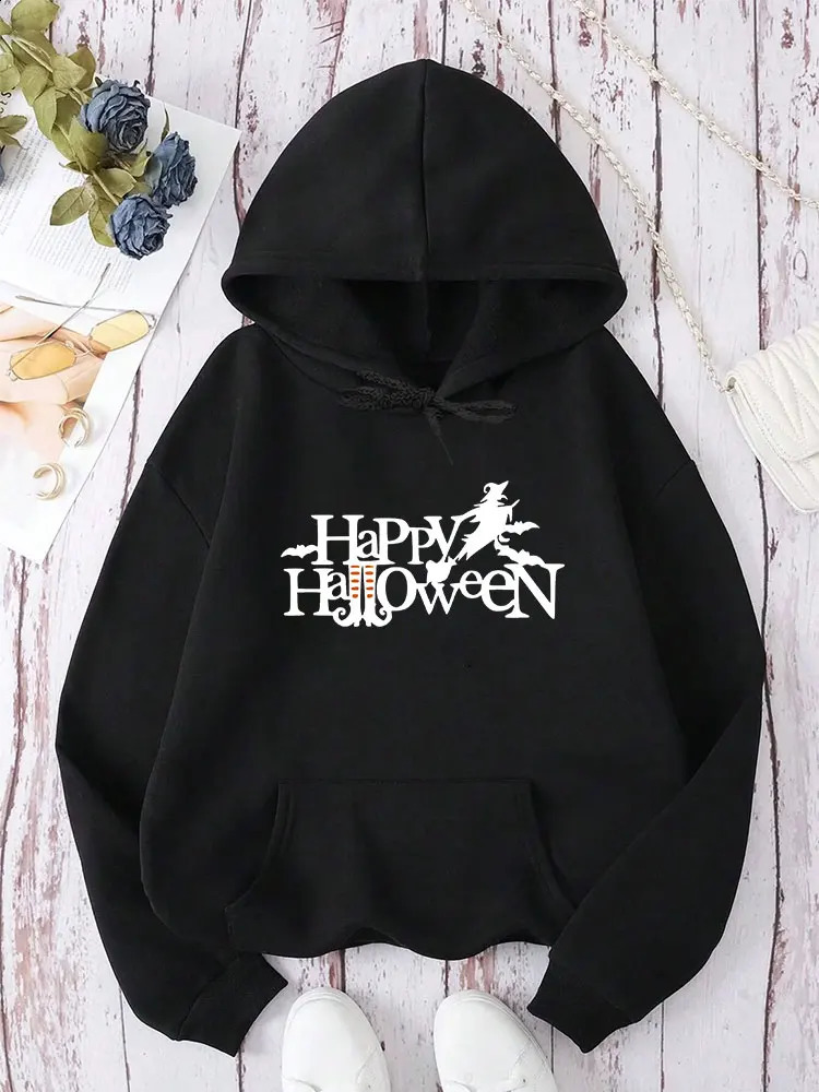 Mens Sudadera Con Capucha Hombre Halloween Letter Printed Pullover Hoodies n Hoodie Men Harajuku Sweatshirt Clothes 240910