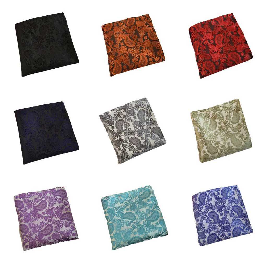 Mens Vintage Paisley Floral Pocket Square Handkerchief Wedding Party Hanky NEW BWTHZ0192X240921