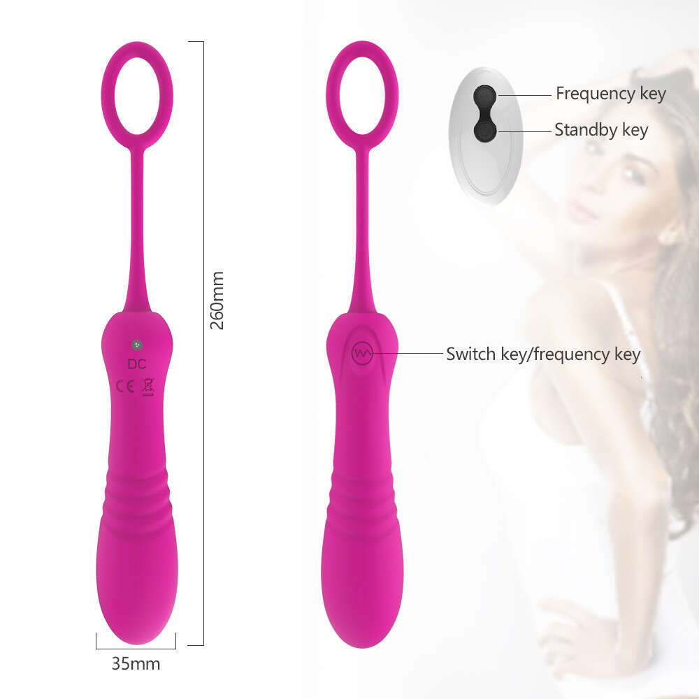 Telescopic egg vibrator for women, female pussy vibration egg sex toy