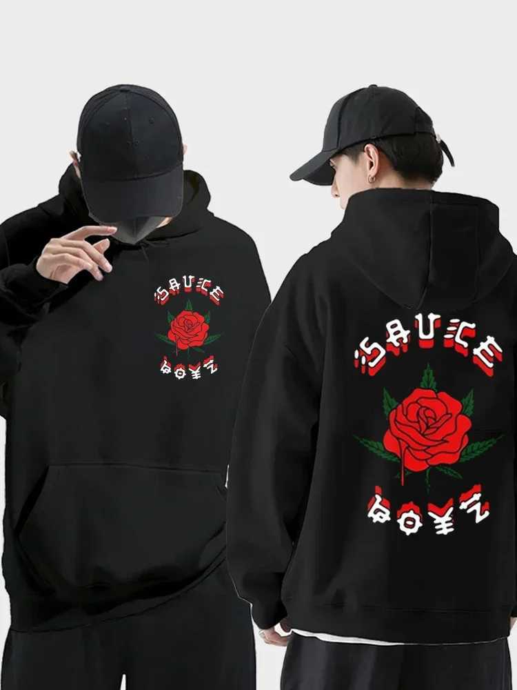Fashion sweatshirt hip-hop hoodie rapper Eladio Carrion Print unisex winter wool streetwear top Sudaderas clothing W240921