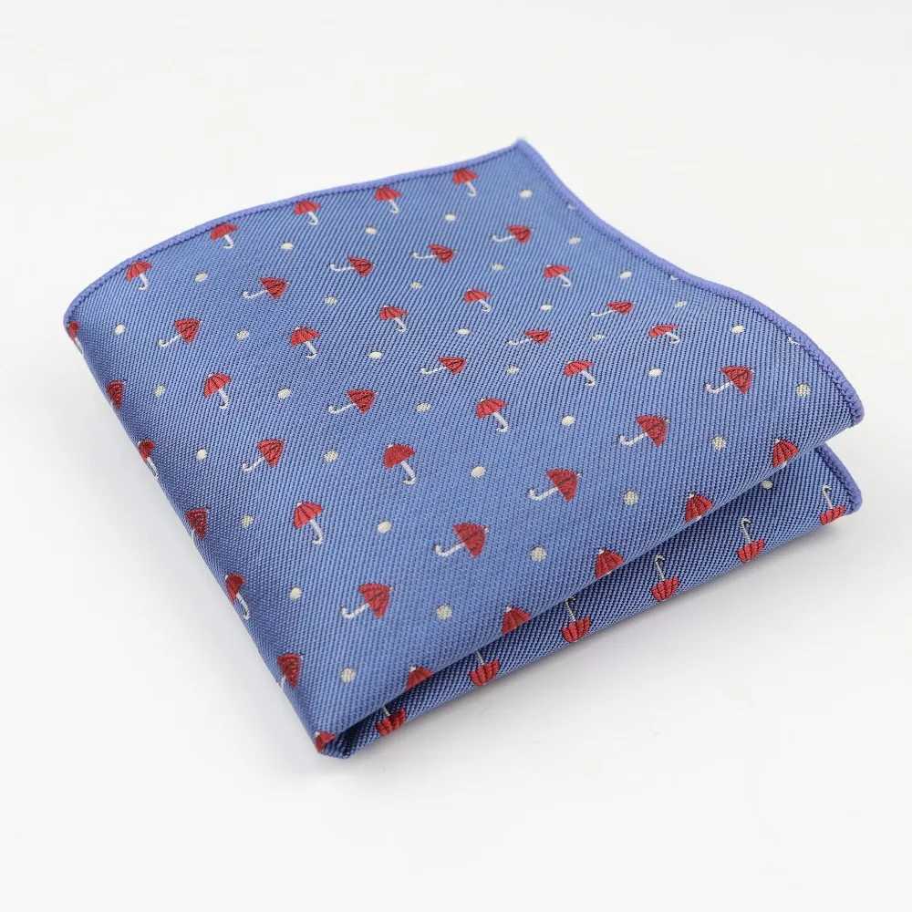 Polyester Hankerchief Scarves Vintage Fabric Hankies Umbrella Car Fish Aircraft Bicycle Pocket Square Handkerchiefs 23*23cmX240921