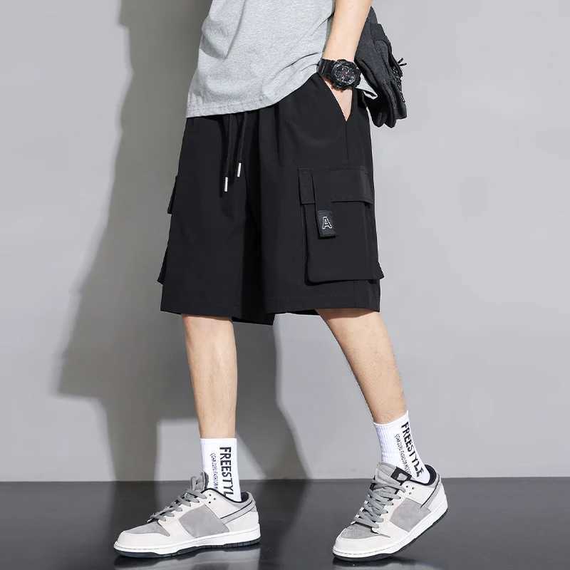 Mens Fashion New Cargo Shorts Casual Big Pockets Versatile Summer ShortsX240921