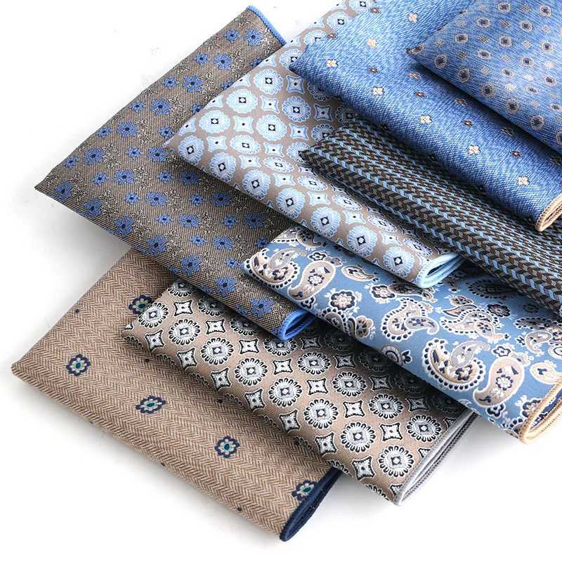 Men Pocket Square Suits Hanky for Men Plaid Mens Handkerchiefs Casual Suit Square Handkerchief Towels for Party 25X25 CmX240921