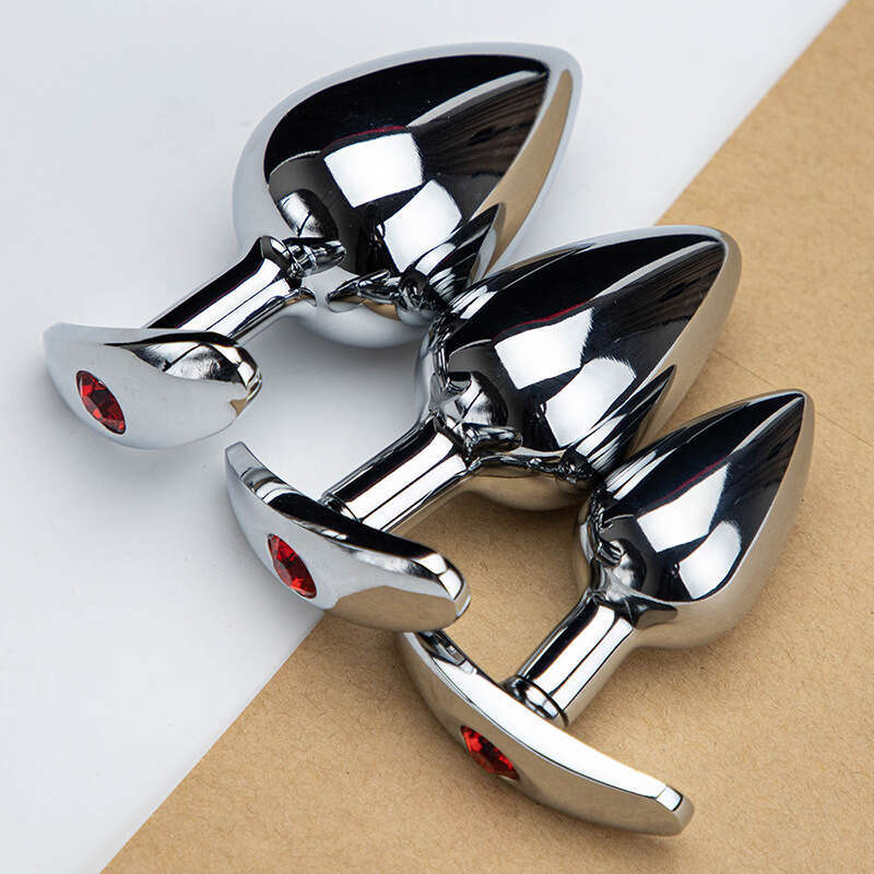T-shaped metal anal plug with drill, development of anal expansion device, female masturbation, sex toys, adult products wholesale