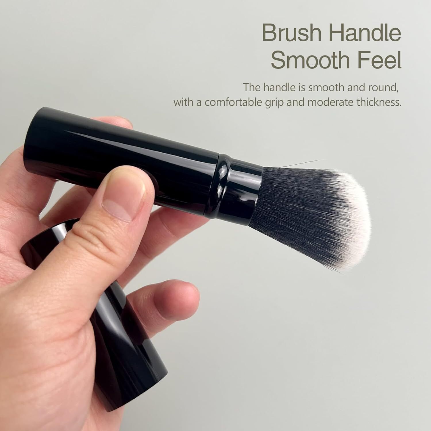retractable spray gun kabuki brush suitable for all facial makeup and liquid foundation suitable for liquid face cream and foundation makeup aluminum 