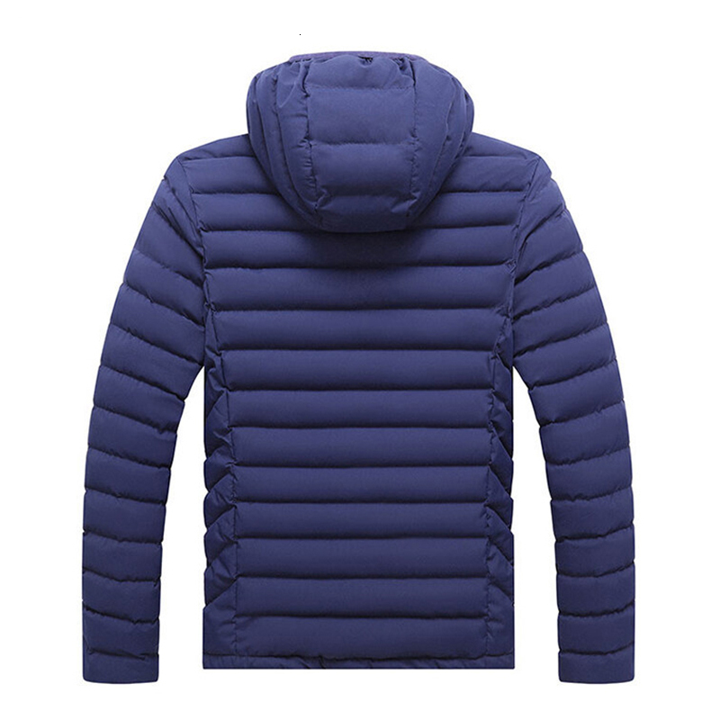 Men Casual Winter New Windproof Thick Warm Parka Coat Mens Brand Outwear Hooded Waterproof Parkas Jacket Male Top