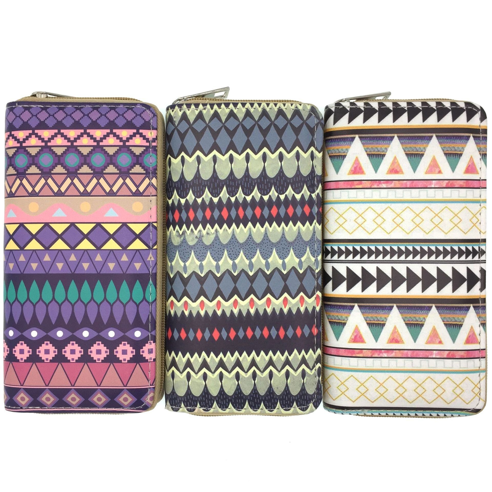 2024 New Women's Wallet Ethnic Style PU Female Student Head Zipper Bag, Zero Wallet, Identity Recognition Bag Designer Mini Wallet Free Shipping