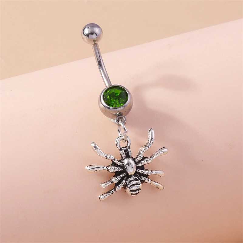 Cartoon Spider Belly Button Rings for Women Sexy Piercing Body Jewelry Navel Ring Girl Party Holiday Jewelry Gifts Y240921