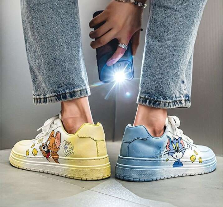 Adult Children Student Casual Tom and Jerry Insulation Sneakers Girls Boys Man Youth Running Kids Sports Shoes Gift
