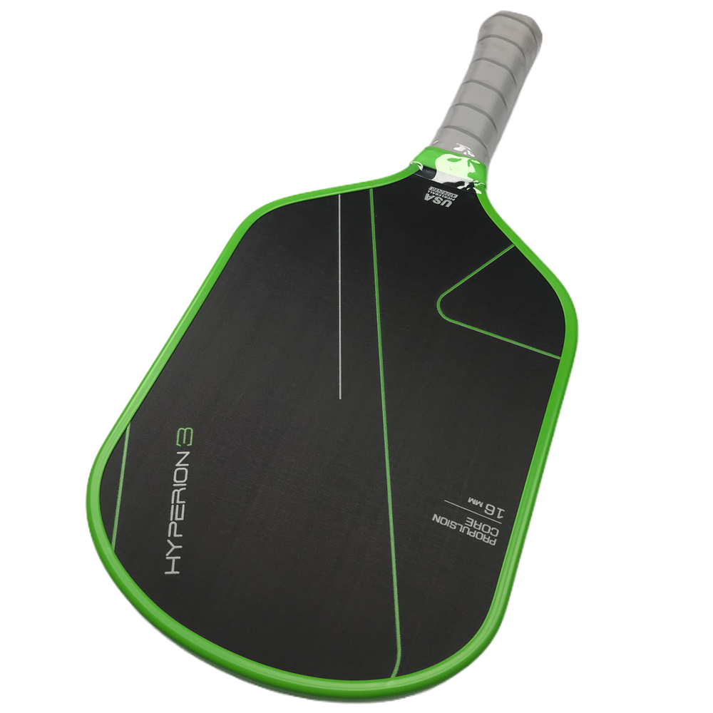 Hyperion 3 Pickleball Paddle Gen 3 Thermoformed T700 Raw Carbon Fiber Unibody 16mm Polymer Core Pickleball Racket