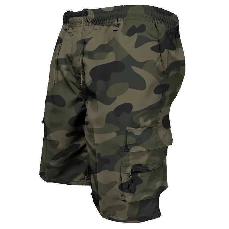 Fashion Mens Military Cargo Shorts Mens Tactical Pants Casual Big Pocket Sports Slacks Cargo Panels Trousers Plus Size for MaleX240921