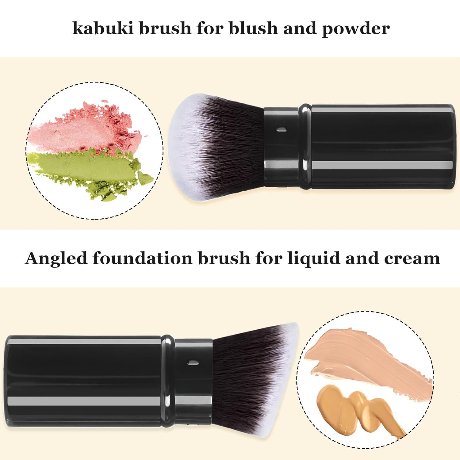 retractable spray gun kabuki brush suitable for all facial makeup and liquid foundation suitable for liquid face cream and foundation makeup aluminum 