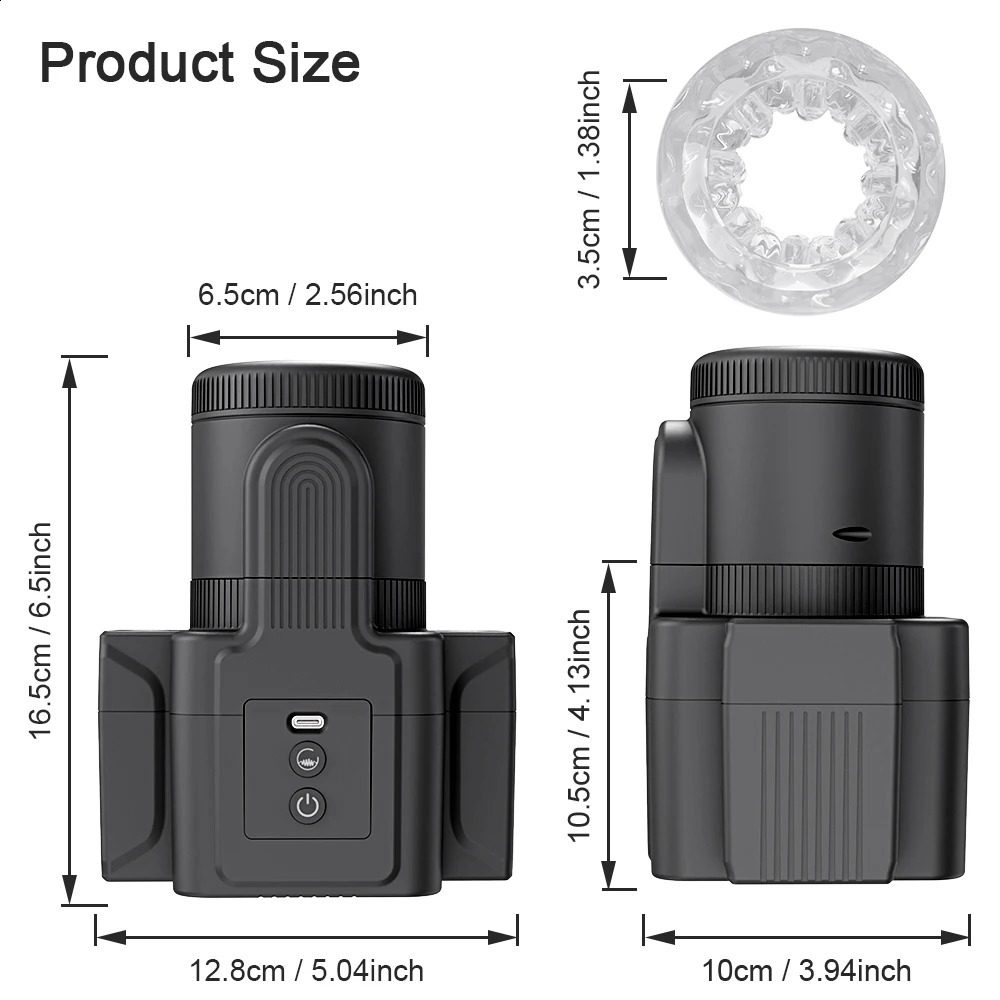 Telescopic Rotation Automatic Male Masturbator Piston Vibration Blowjob Machine Men Masturbation Equipment Adult Goods 240914