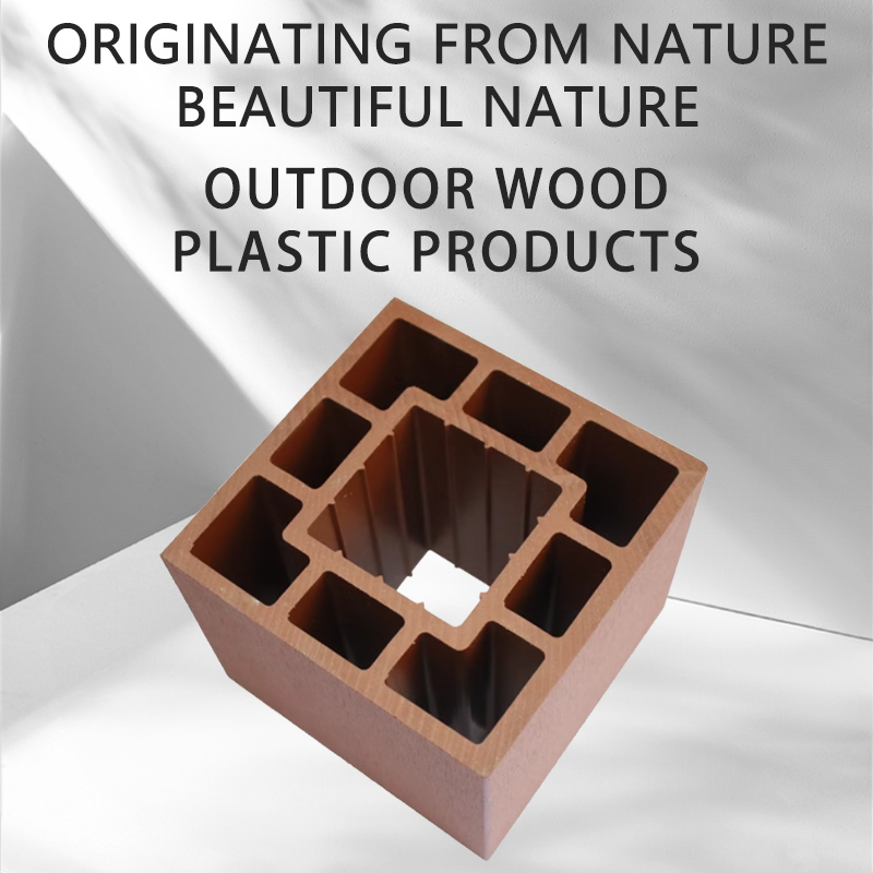 Plastic wood guardrails for garden scenic spots outdoor courtyards river channels boardwalks anti-corrosion wooden fences