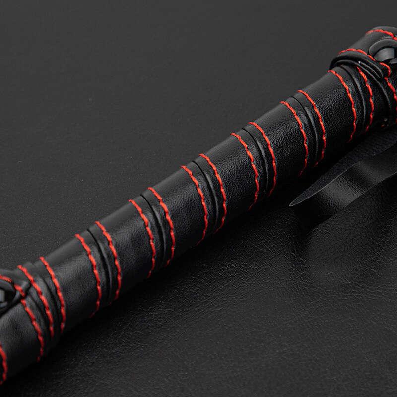 SM Prop Red Tassel Leather Whip Double Red Thread Sex Whip Cross border Hot Selling SM Execution Tool Whip Adult Products
