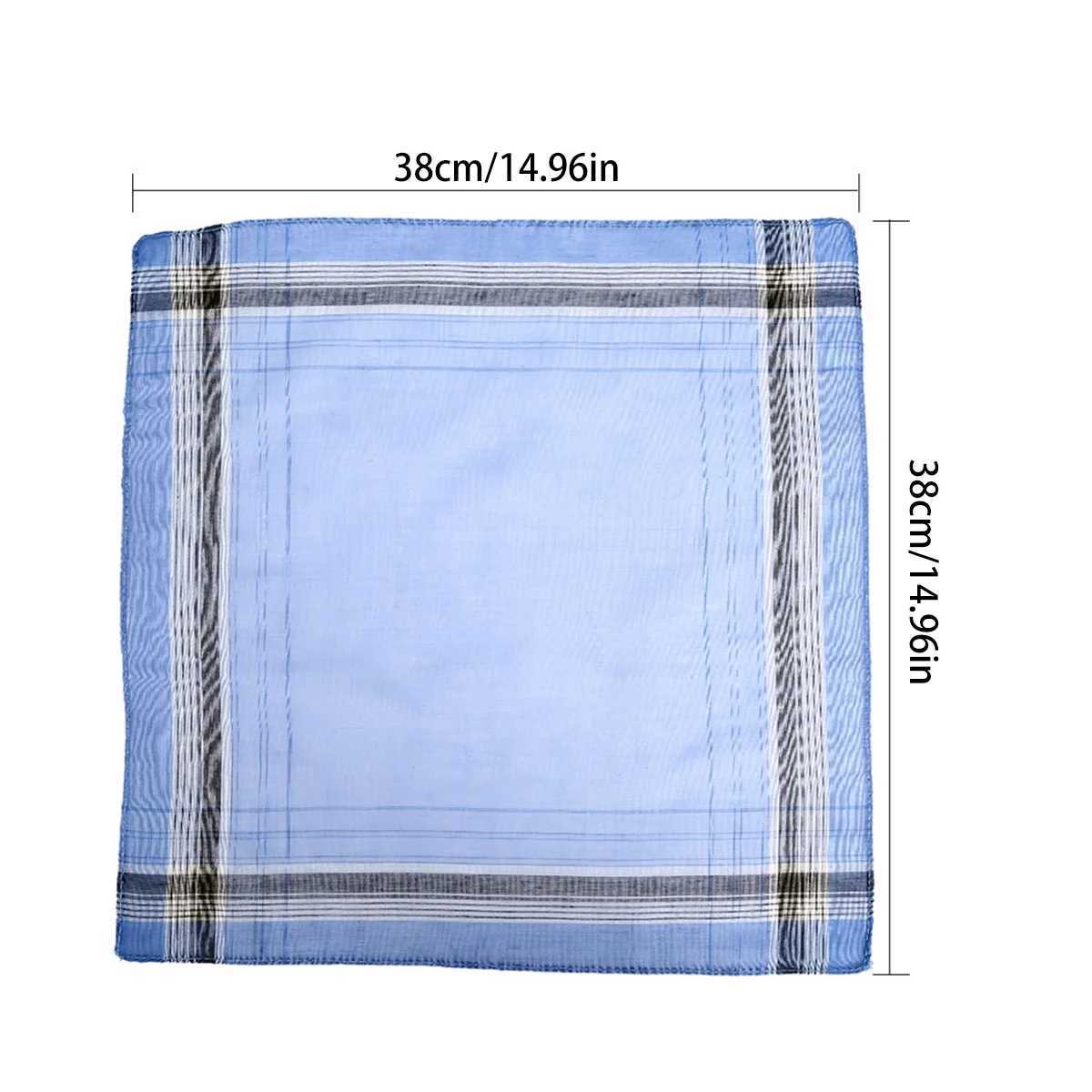 12/120 square handle head multi-color plain pocket towels suitable for men women wedding parties business classic chest towels W240921