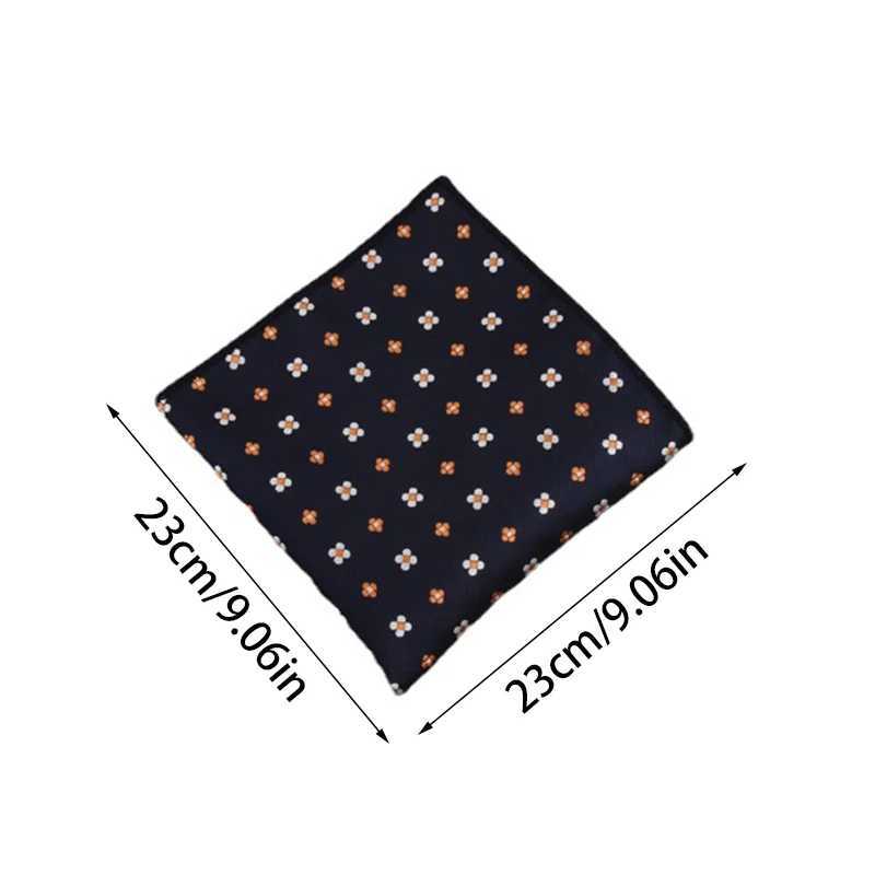 Fashion Men Striped Pocket Square For Men Women Chest Towel Mens Suits Handkerchief Floral Print Pocket Towel Suit Party Acc W241213