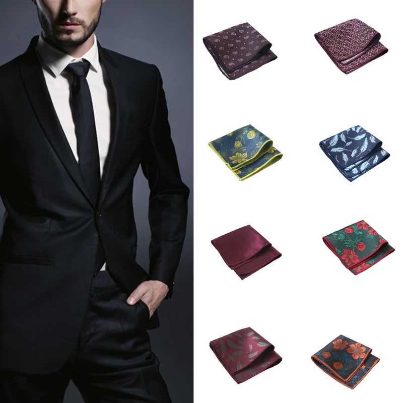 Polyester Handkerchiefs Male Washable Floral Pattern Hankie Colorful Handkerchiefs for Adult Ladies Commercial AffairsX240921