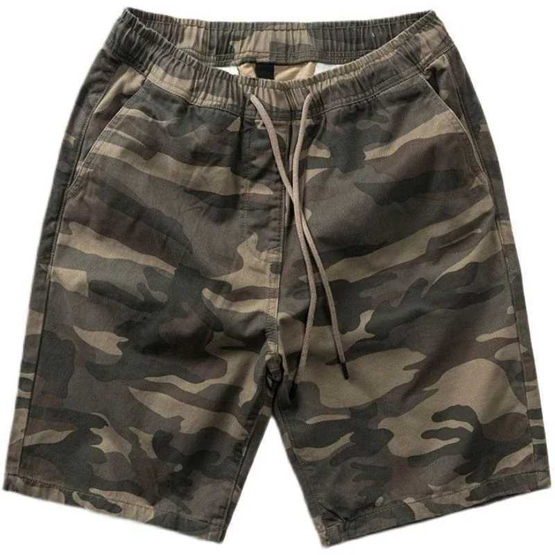 Mens Cargo Shorts Camo Combat Male Bermuda Short Pants With Draw String Summer Stylish Hot Front Pocket Jogger Elastic WaistX240921