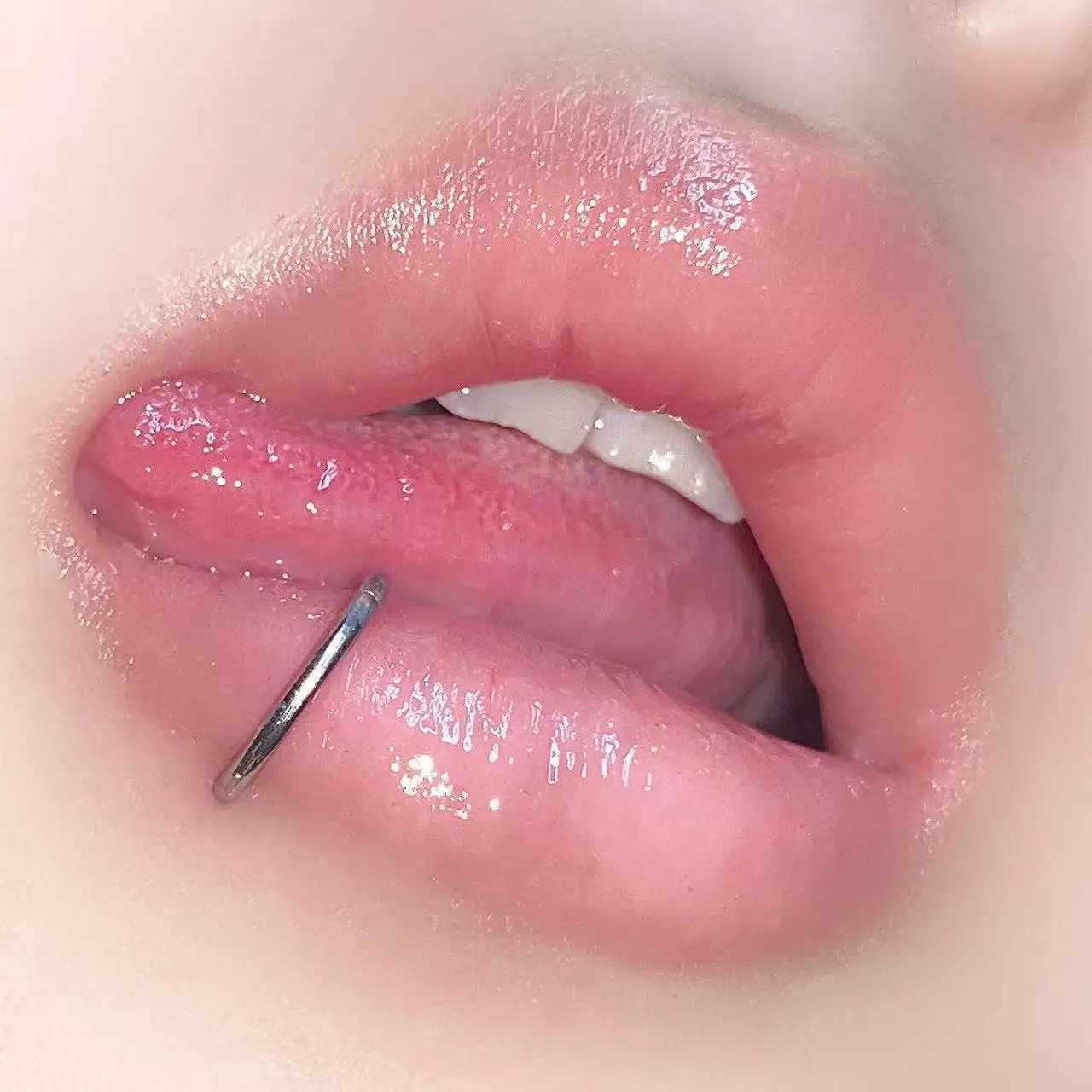 Punk 8/10/12mm Closed Ring Lip Ring Circle Piercing Lip Studs Goth Nose Ring Nasal Septum Piercing Earrings Fashion Body Jewelry Y240921