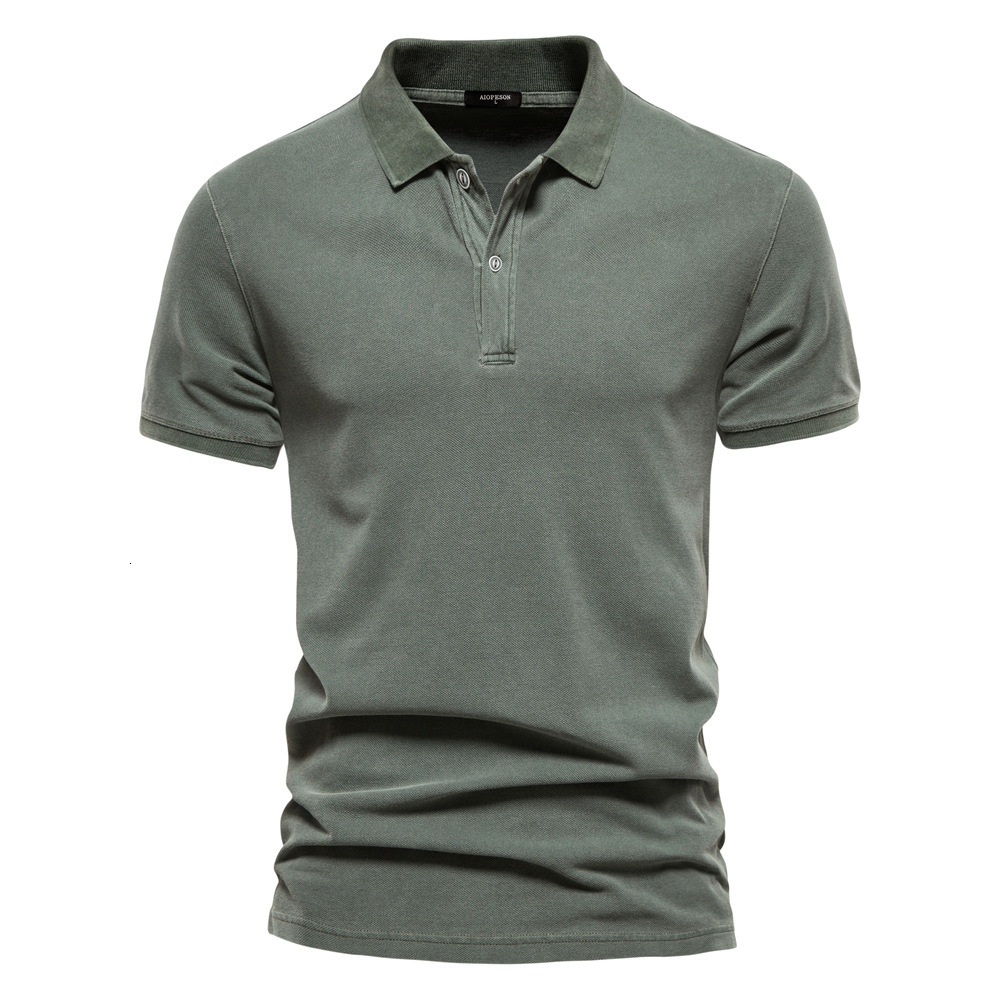 Tight Solid Lapel Basic Casual Men's Jogging Sports T-Shirt Oversized T Shirt