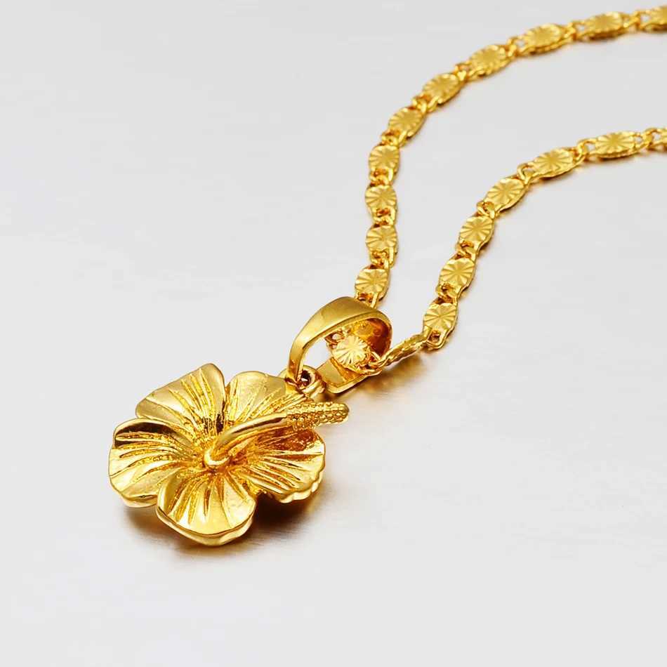 Anniyo Hawaiian Flower Pendant Necklace Marshallese Kiribati Guam Micronesia Chuuk Pohnpei Jewelry Weaving Products #239606 W240918