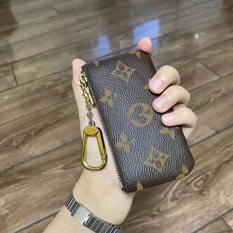 High quality Wallets & Holders Coin Purses Luxury design Coin Purses Portable purse KEY P0UCH wallet classic Man women Coin Chain bags bag