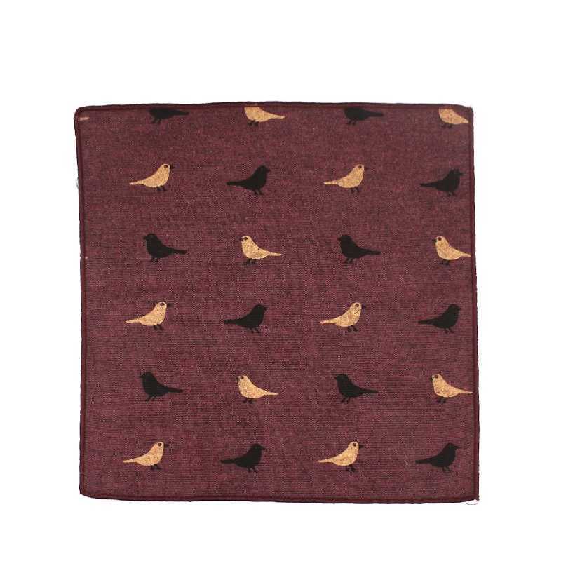 Adult Cotton Handkerchiefs Print Pattern Hanky for Men Business Casual Pockets Square Handkerchief 25cm Width Wedding HankiesX240921