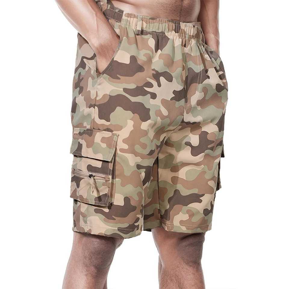 Mens Cargo Shorts Big Size Sports Knee Shorts Classic Short Pants Streetwear Straight Loose Work Casual Street ShortsX240921