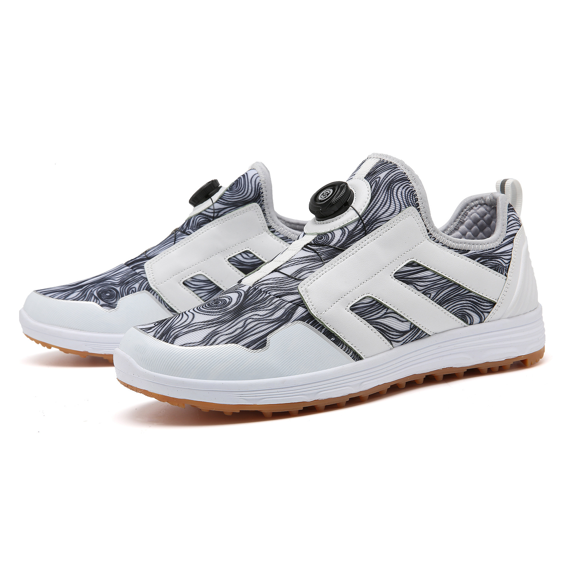 ddmytiger G-961 Straight Golf Sneakers Casual Women's Fixed Nail Through Balloon Children's and Men's Shoes C ddmythur