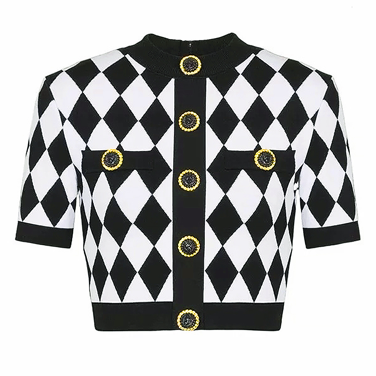 Spot Summer 2024 New Celebrity Ladies Women's Sweaters Fashion Classic High Quality Short Sleeve Tops T-Shirts Knitwear