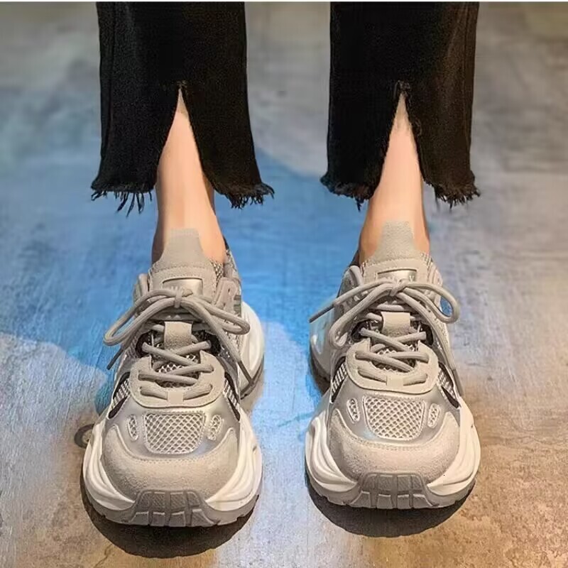 Women's sports autumn new casual street photography versatile student lightweight breathable dad shoes ins trend ddmythur