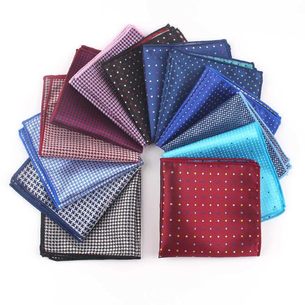Suit Pocket Square For Men Women Dots Chest Towel Hanky Gentlemen Hankies Mens Suits Handkerchief Pocket TowelX240921