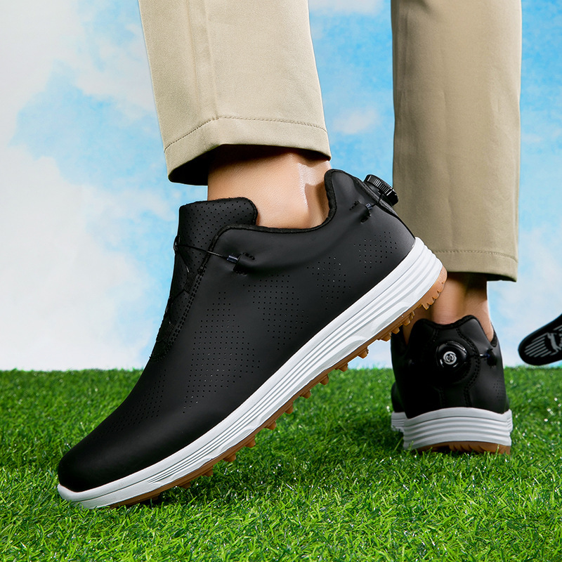 ddmytiger G-916 Straight Golf Sneakers Casual Women's Fixed Nail Through Balloon Children's and Men's Shoes C ddmythur