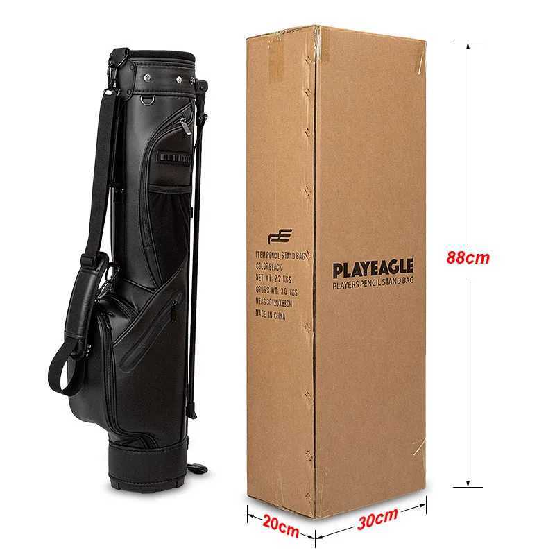 PLAYEAGLE Lightweight Golf Carrying Pencil Stand Bag Mini Golf Stand Bag Mens Nylon Waterproof Bag Suitable for 7 Golf Clubs W240921