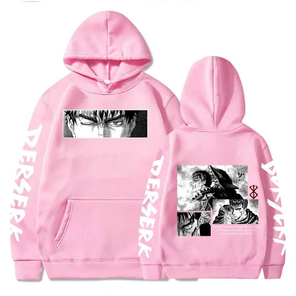 Japanese anime Fury Intestine Printing Mens Hoodie Sweater Pullover Harajuku Anime Eye Fun Sports Shirt W240921