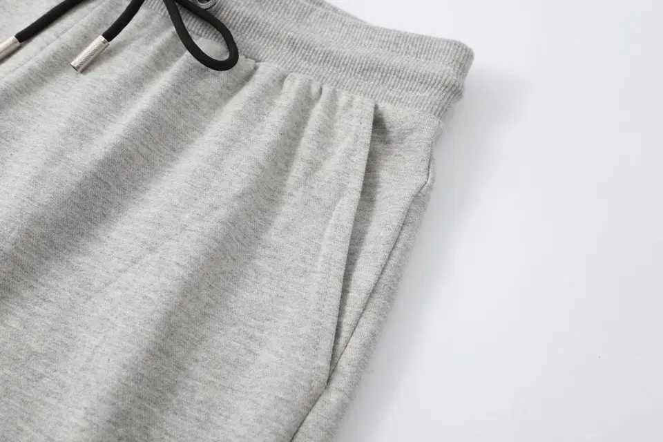 Mens Summer 100% Cotton Soft Knee Length Shorts Solid Gray Customized Cargo Short High Quality 200g Casual Gym Sports TrunksX240921