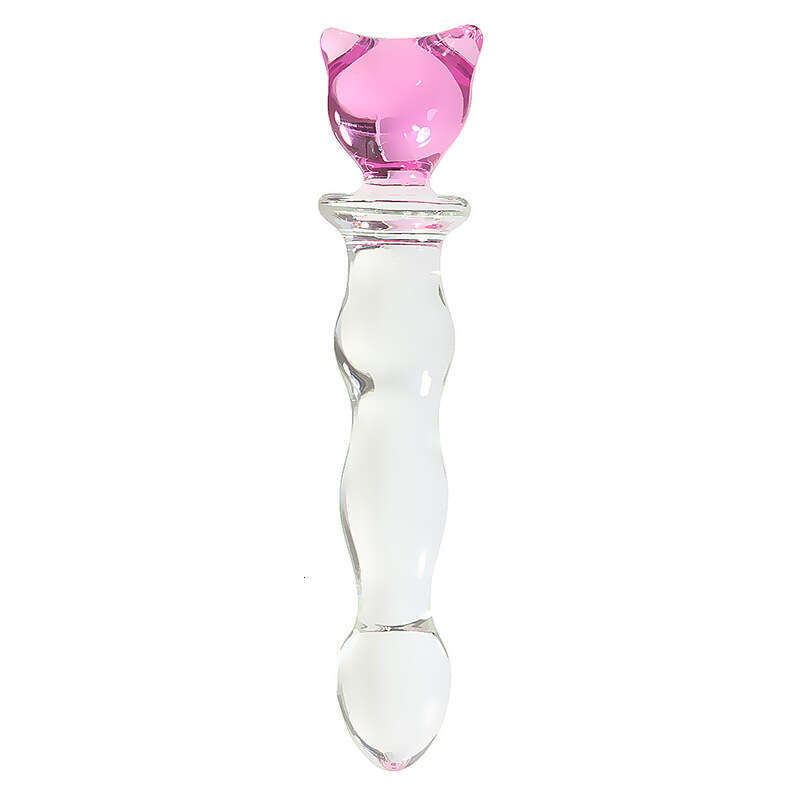 Female Masturbation Crystal dildo Sex SM Prop Anal Plug Masturbation Stick Rear Court Development Anal Plug Adult Products